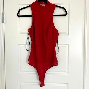 Bebe S Red Blouse Sleeveless